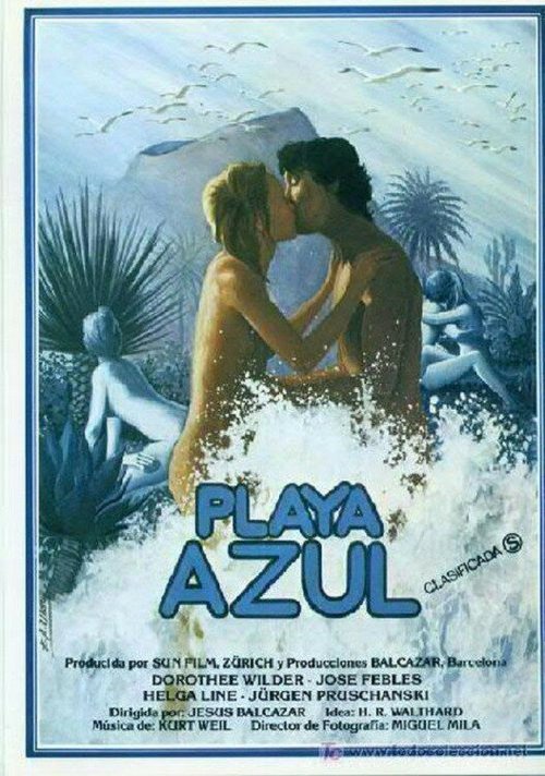 Голубой пляж / Playa azul