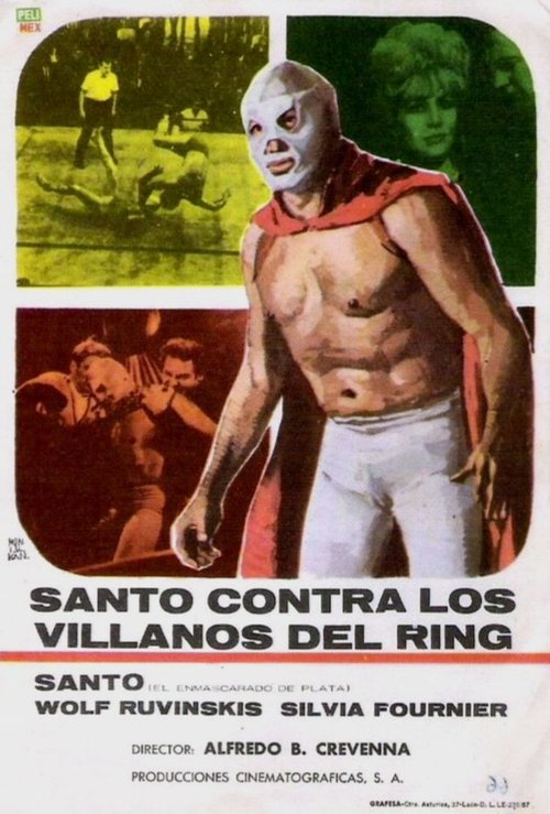 Санто против злодеев ринга / Santo el enmascarado de plata vs los villanos del ring