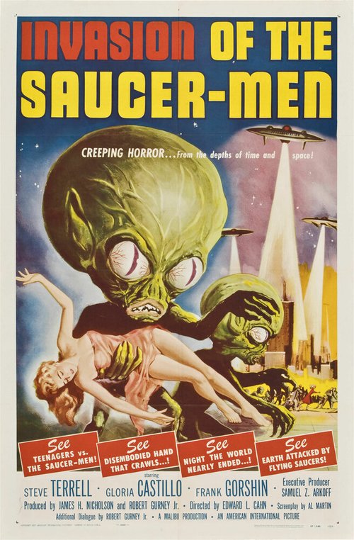 Вторжение обитателей летающих тарелок / Invasion of the Saucer Men