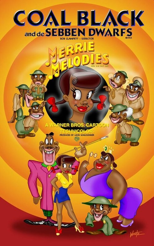 Черномазка и семь гномов / Coal Black and de Sebben Dwarfs